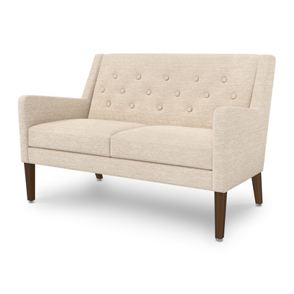 Stylish, Upholstered, & Extremely Durable Furniture: Carini Love Seat
